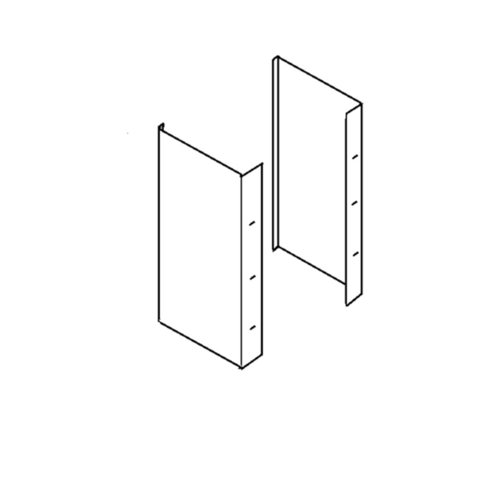 Drolet AC03518 Reduced Clearance Side Heat Shields Kit 30-Nc And 32-Nc (Ac-30Shsb)