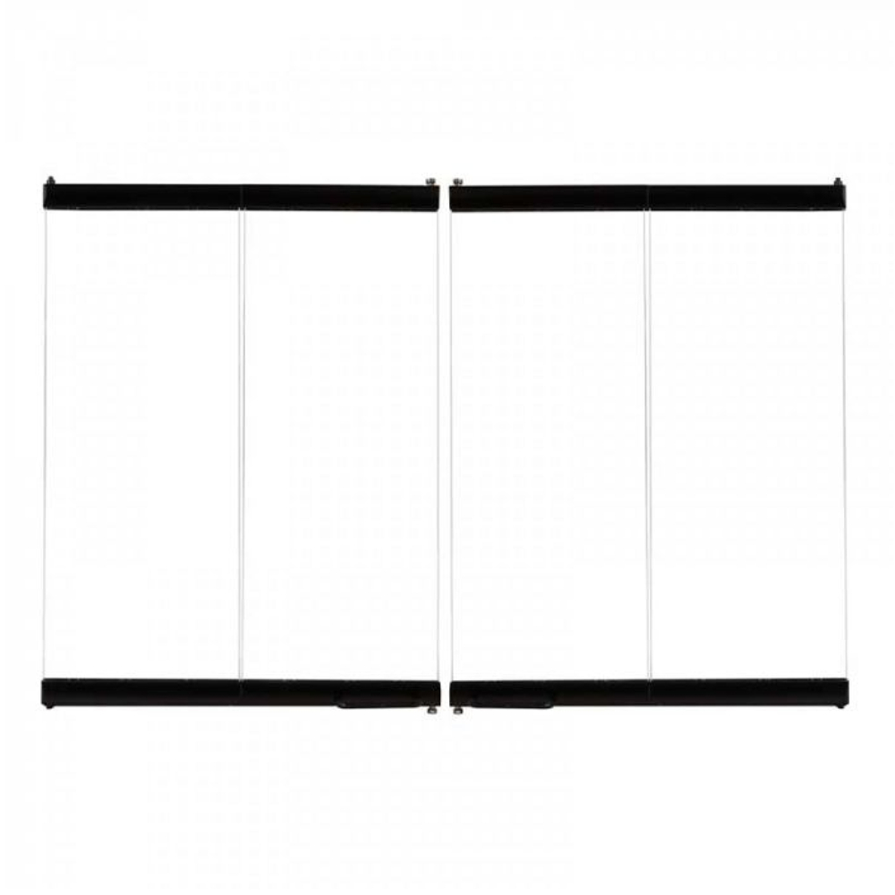 IHP Superior BD36 36" Standard Bi-Fold Glass Door, Black F0981