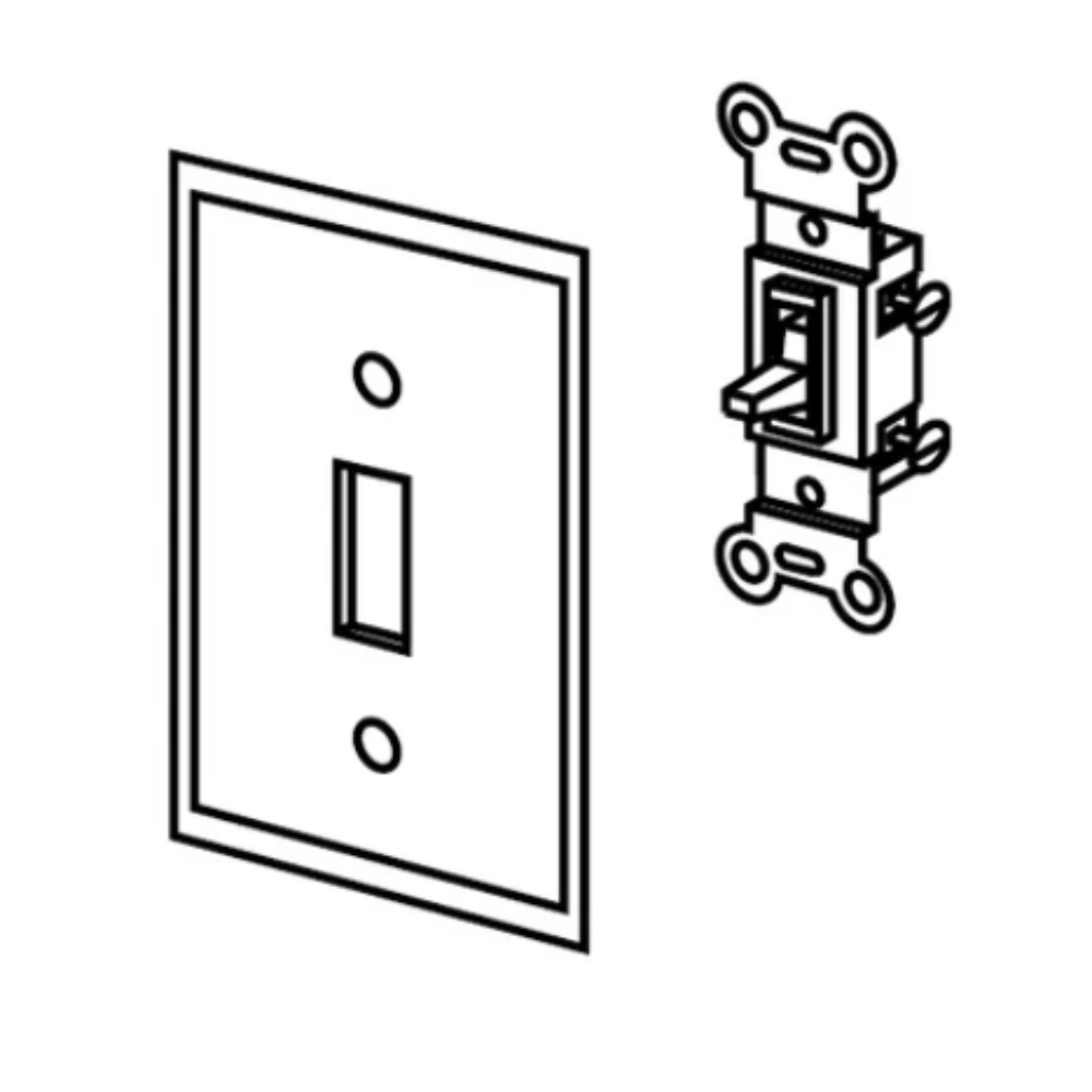 IHP Superior FWSK Wall Switch Kit, On/Off, White 85L87