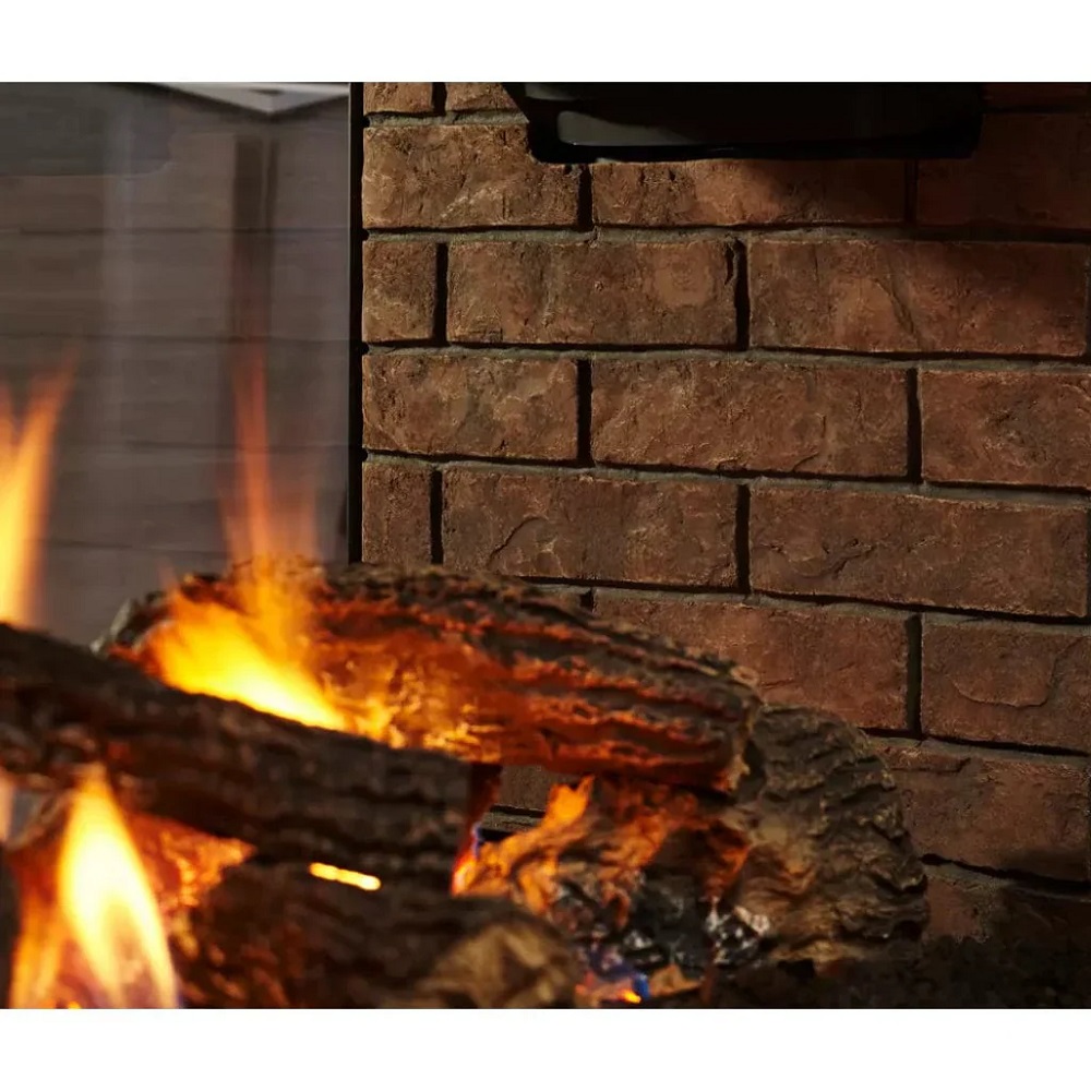 Majestic WTB36-ST Traditional Brick Interior Liner 36" See Through Weathered Traditional Brick