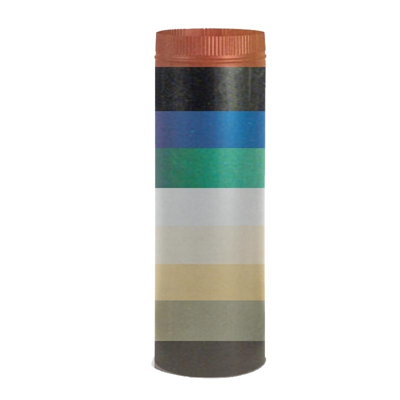 Malm 8" x 30" Matte Black Midsection Pipe
