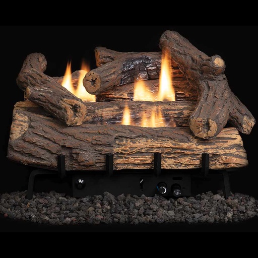 [LNX-F4637] IHP Superior LVD18GO-B Golden Oak 18" Ceramic Fiber Vent-Free Gas Logs F4637